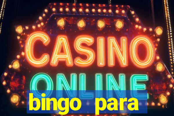 bingo para despedida de solteira para imprimir